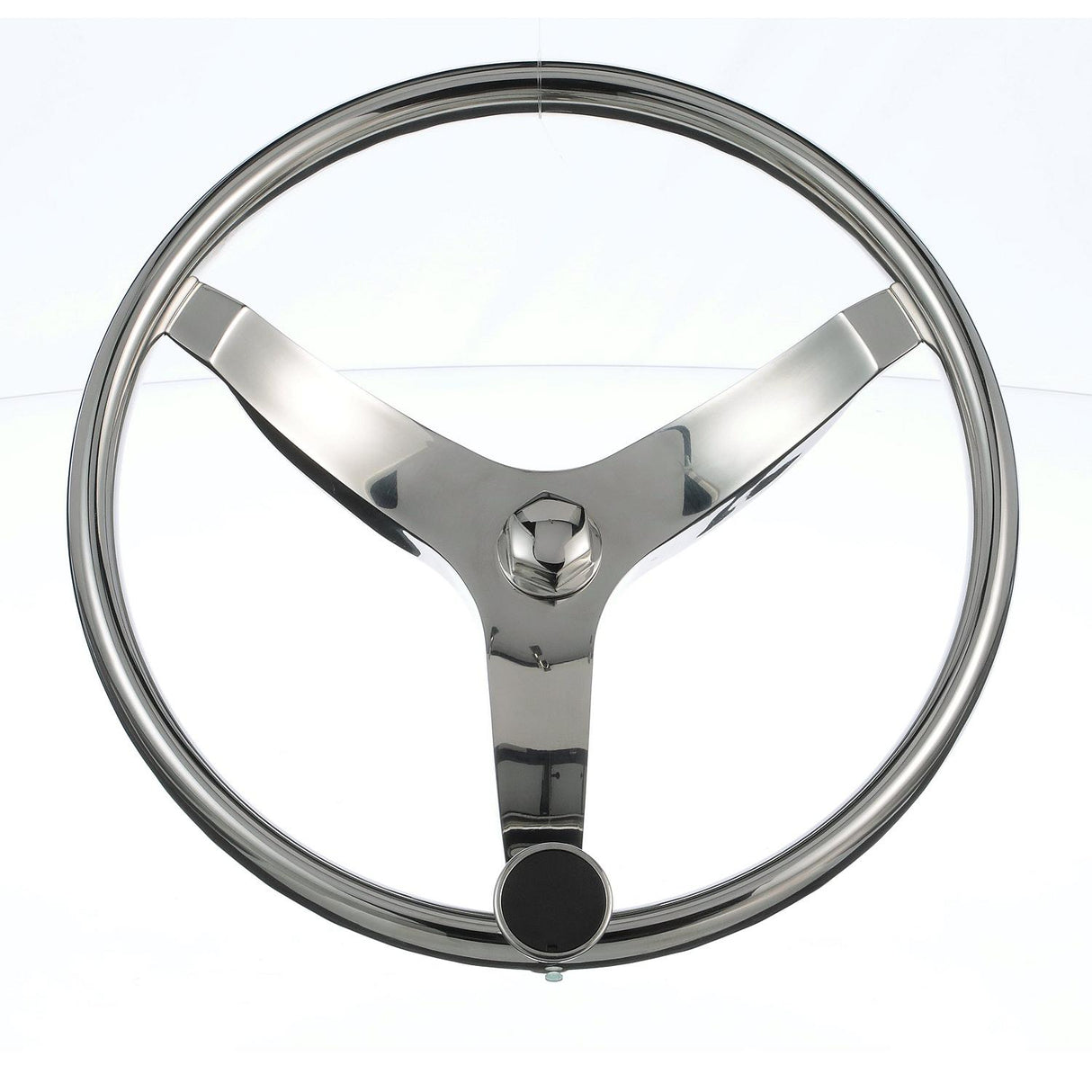 Seachoice Stainless Steel Sports Steering Wheel With Turning Knob