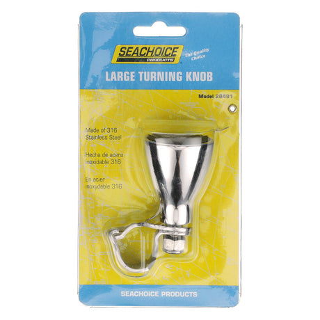 Seachoice Large Stainless Steel Turning Knob