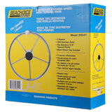 Seachoice 5 Spoke 15" Stainless Steel Destroyer Steering Wheel With Turning Knob & Black Center Cap