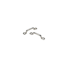 Seachoice Nickel Plated Brass Wire Eye Straps (2 Per Pack0