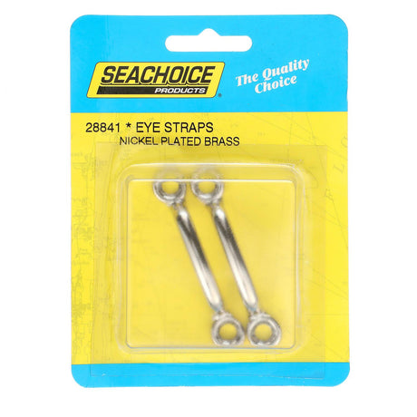 Seachoice Nickel Plated Brass Wire Eye Straps (2 Per Pack0