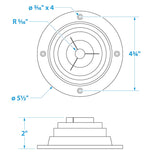 Seachoice Motorwell Boot