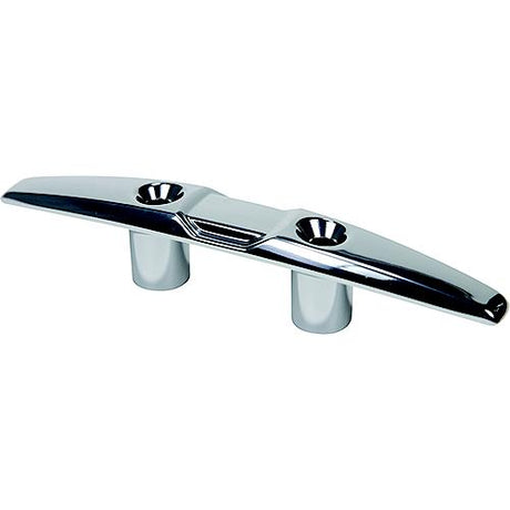 Seachoice 30331 Open Base Cleat, Chrome/Zinc, 6" L x 1" W x 1-1/8" H