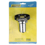 Seachoice Chrome Plated Zinc Gas Deck Fill With Cap (Strap Tether) For 1-1/2" Hose