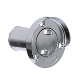 Seachoice Chrome Plated Zinc Gas Deck Fill With Cap (Beaded Chain Tether) For 1-1/2" Hose