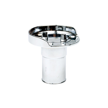 Seachoice Chrome Plated Zinc Gas Deck Fill With Cap (Beaded Chain Tether) For 1-1/2" Hose