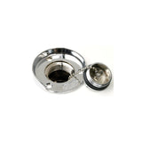 Seachoice Chrome Plated Zinc Gas Deck Fill With Cap (Beaded Chain Tether) For 1-1/2" Hose