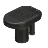 Seachoice Molded Plastic Gas Deck Fill With Vent and Cap (Hinge Flip Top) For 1-1/2" Hose