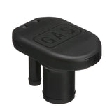 Seachoice Molded Plastic Gas Deck Fill With Vent and Cap (Hinge Flip Top) For 1-1/2" Hose