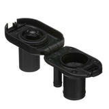 Seachoice Molded Plastic Gas Deck Fill With Vent and Cap (Hinge Flip Top) For 1-1/2" Hose