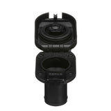 Seachoice Molded Plastic Gas Deck Fill With Vent and Cap (Hinge Flip Top) For 1-1/2" Hose