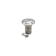 Seachoice Stainless Steel Deck Fill With Cap (Chain Tether) For 1-1/2" Hose
