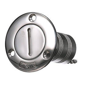 Seachoice Stainless Steel Deck Fill With Cap (Chain Tether) For 1-1/2" Hose