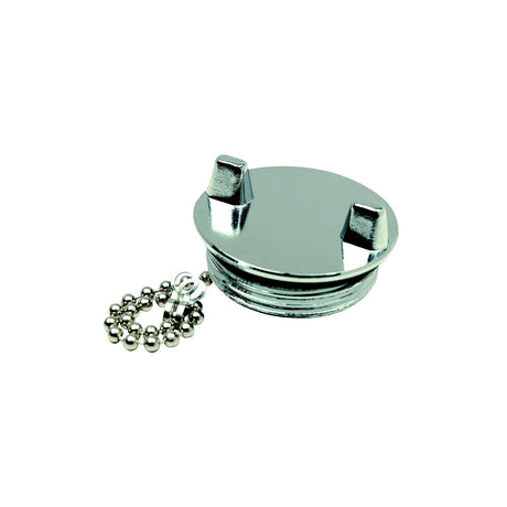 Seachoice Chrome Plated Zamak Replacement Cap For Seachoice Deck Fill 32041