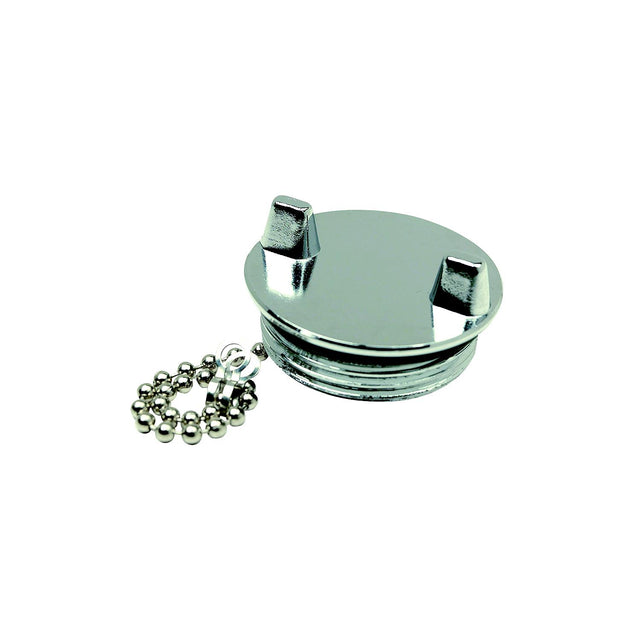 Seachoice Chrome Plated Zamak Replacement Cap For Seachoice Deck Fill 32041
