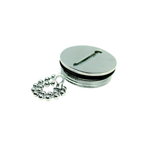 Seachoice Stainless Steel Replacement Cap For Seachoice Deck Fill 32251, 32261, 32271 or 32281
