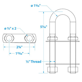 Seachoice Stainless Steel Bow Eye