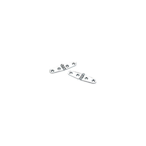 Seachoice Chrome Plated Brass Strap Hinges (1 Pair Per Pack)