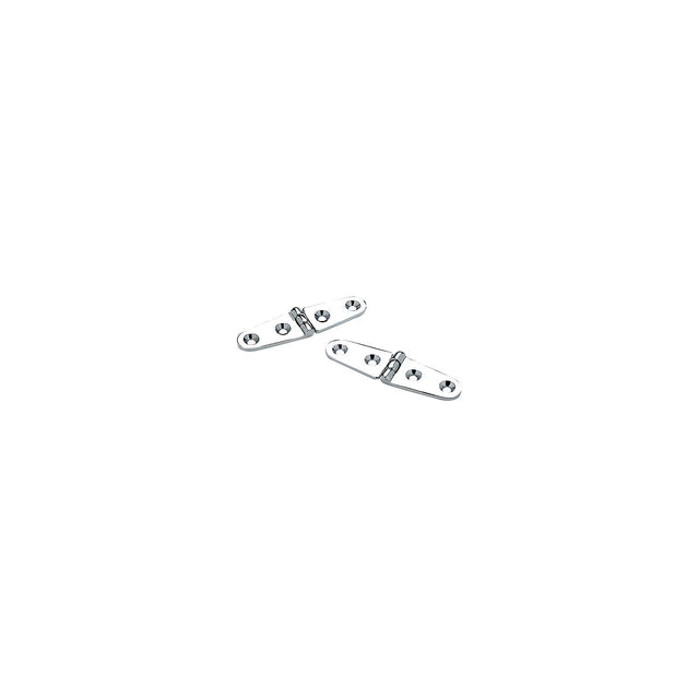Seachoice Chrome Plated Brass Strap Hinges (1 Pair Per Pack)