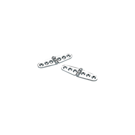 Seachoice Chrome Plated Brass Strap Hinges (1 Pair Per Pack)