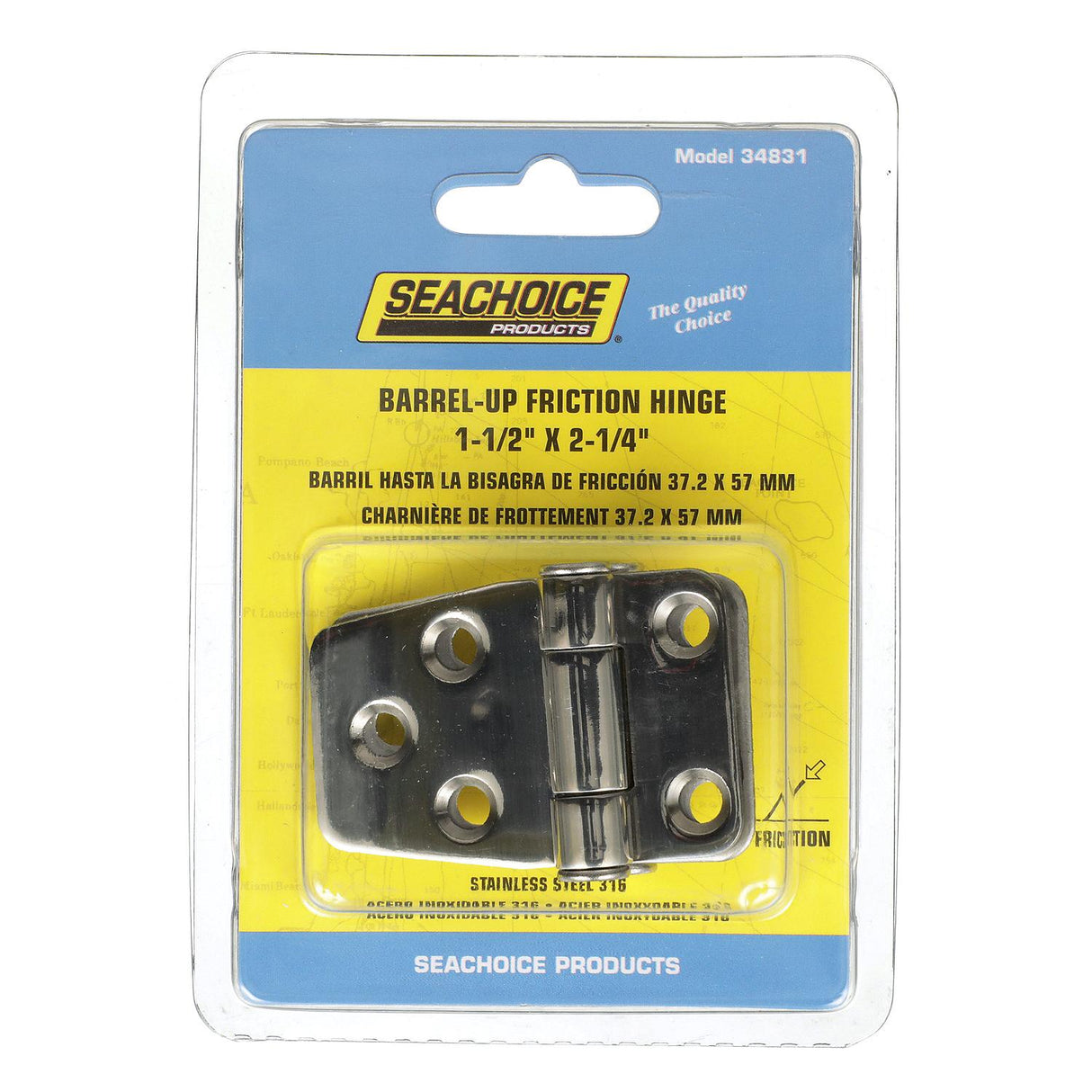 Seachoice Friction Hinge 1-1/2" x 2-1/4"