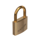 Seachoice 37331 2" Keyed-Alike Solid Brass Padlocks (3 Per Card)