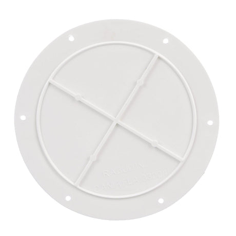 Seachoice Polypropylene Cover Plate Arctic White OD: 7-5/8"