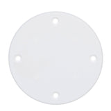 Seachoice Polypropylene Cover Plate Arctic White OD: 4-1/8"