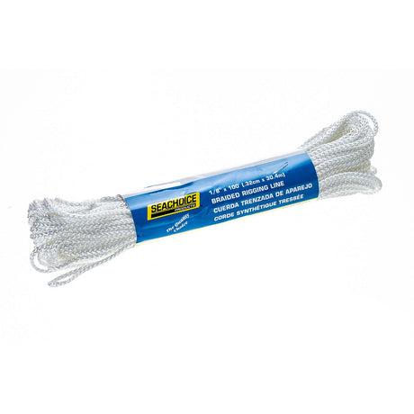 Seachoice Braided Utility Line 1/8" x 100' White