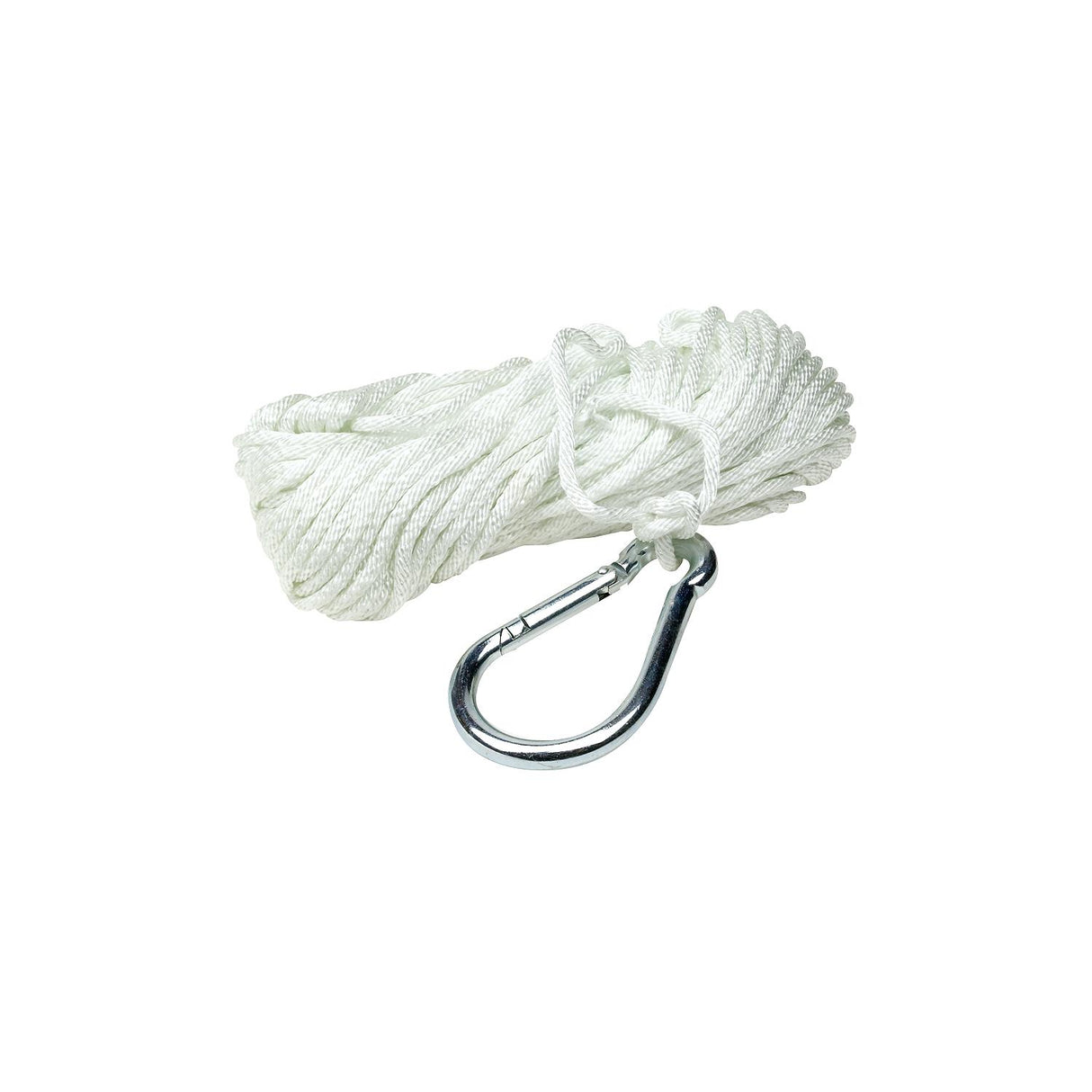 Seachoice Solid Braid Nylon Anchor Line White, 3/8" x 50'