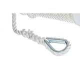 Seachoice 40721 3-Strand Twisted Nylon Anchor Line - White, 3/8" x 150