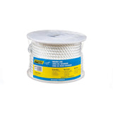 Seachoice 40741 3-Strand Twisted Nylon Anchor Line - White, 1/2" x 150'