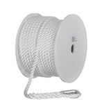 Seachoice 40741 3-Strand Twisted Nylon Anchor Line - White, 1/2" x 150'