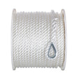 Seachoice 40751 3-Strand Twisted Nylon Anchor Line - White, 1/2″ x 200'