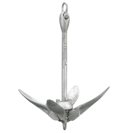 Seachoice 41020 Galvanized Folding Grapnel Anchor, 7 lbs.