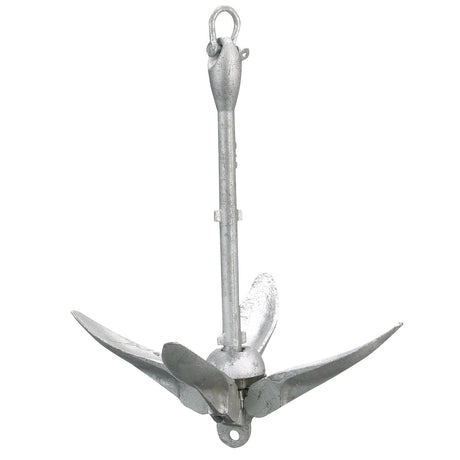 Seachoice 41020 Galvanized Folding Grapnel Anchor, 7 lbs.