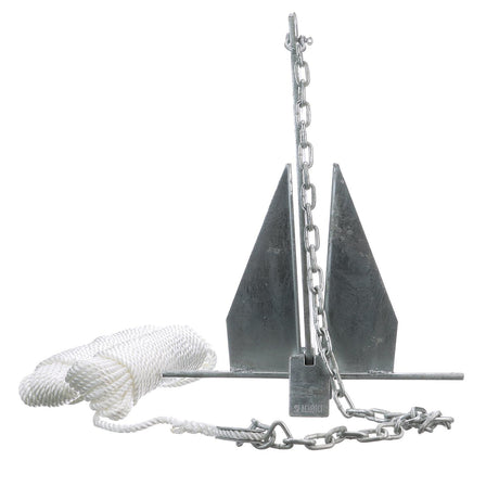 Seachoice Deluxe Anchor Kit (Includes Anchor, 1/4" x 4' Anchor Lead With (2) 5/16" Shackles and 3/8" x 150' Anchor Line)
