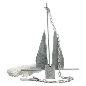 Seachoice Deluxe Anchor Kit (Includes Anchor, 1/4″ x 4' Anchor Lead With (2) 5/16″ Shackles and 3/8″ x 150' Anchor Line)