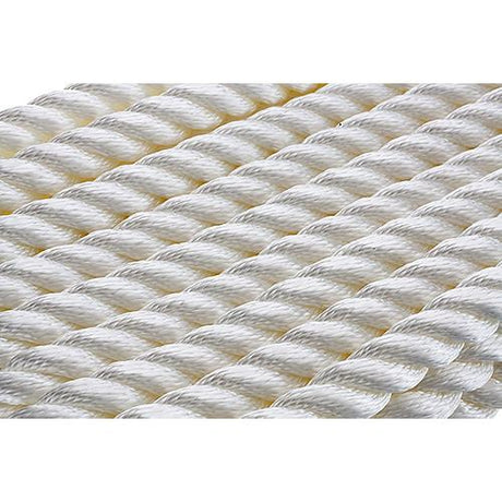 Seachoice 3-Strand Twisted Nylon Dock LineWhite