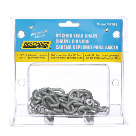 Seachoice Galvanized Anchor Lead Chain With Shackles