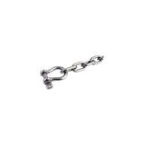 Seachoice 44103 Stainless Steel Anchor Lead Chain, 3/16" x 4', 1/4" Shackle