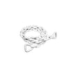Seachoice White PVC Coated Galvanized Anchor Lead Chain 3/16" x 4'