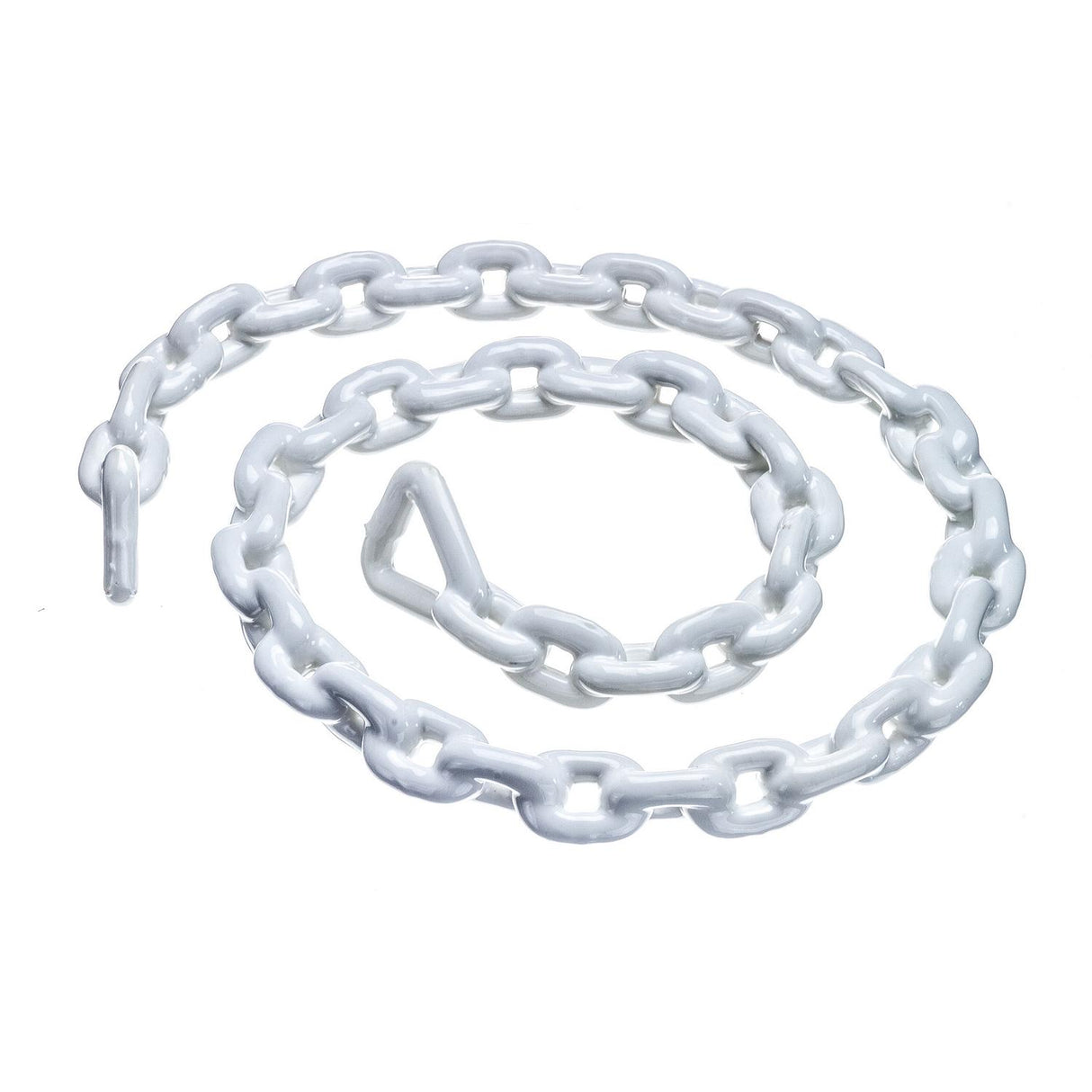 Seachoice White PVC Coated Galvanized Anchor Lead Chain 3/16" x 4'