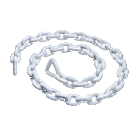 Seachoice White PVC Coated Galvanized Anchor Lead Chain 5/16" x 5'