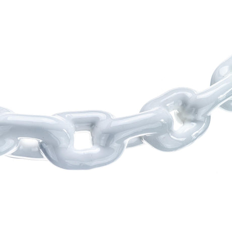 Seachoice White PVC Coated Galvanized Anchor Lead Chain 3/8" x 6'