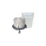Seachoice 44563 Anchor Rode - 1/2" x 200' 3-Strand Nylon Rope and 1/4" x 15' Chain With 5/16" Shackle