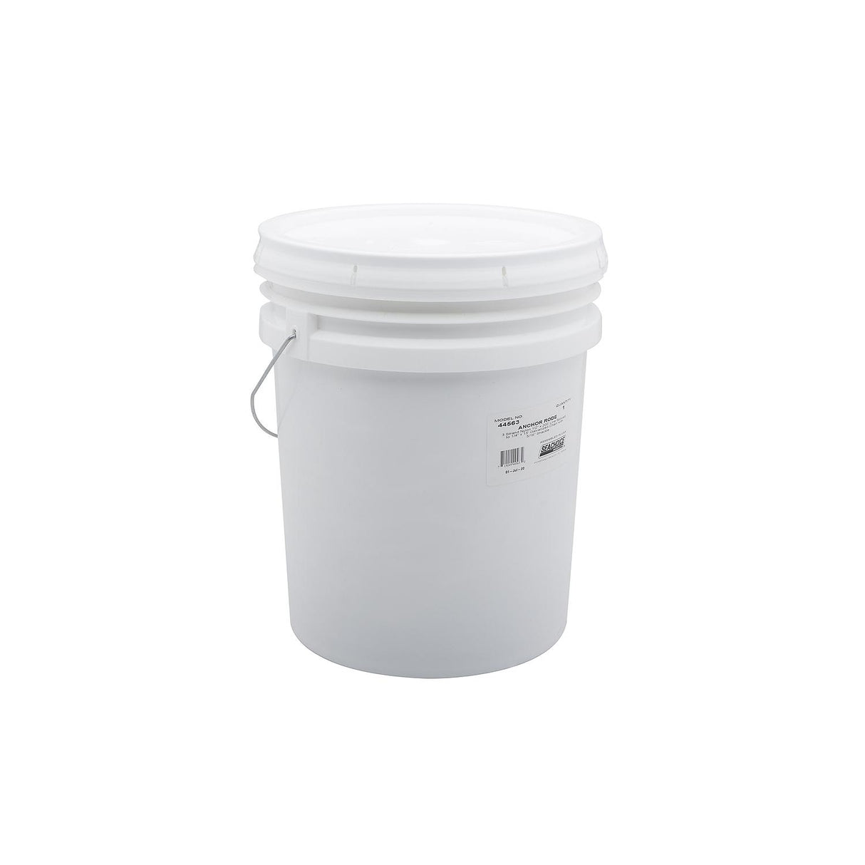 Seachoice 44563 Anchor Rode - 1/2" x 200' 3-Strand Nylon Rope and 1/4" x 15' Chain With 5/16" Shackle