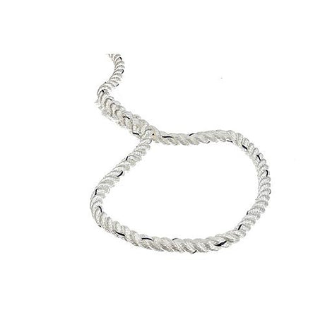 Seachoice Premium 3 Strand Twisted Nylon Dock Line - White With Blue Tracer