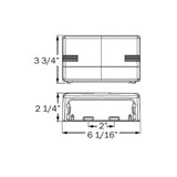 Submersible Universal Mount Combination Tail LightDriver Side, 7-Function