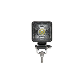 Seachoice 51621 LED Flood Beam Square/Compact Work Light, 12/24V, Black Housing, 1 LED